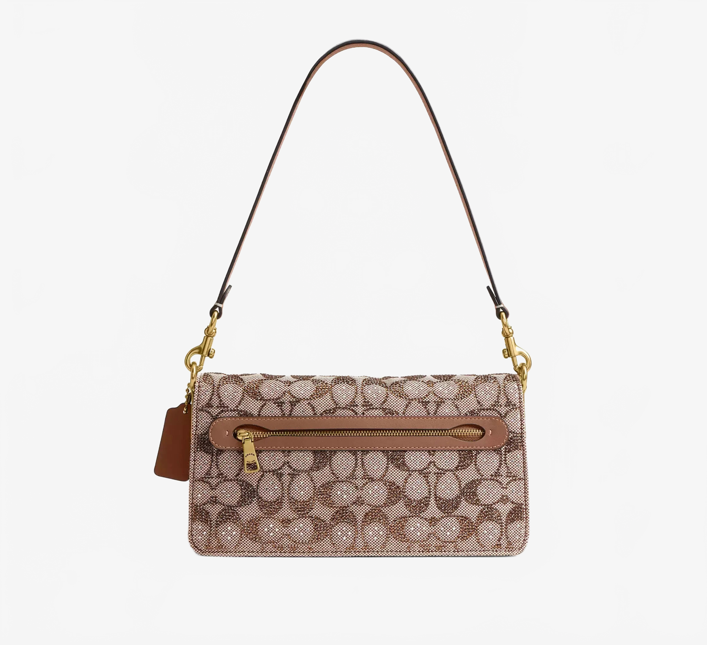 Coach Women's Tabby Shoulder Bag 26 In Crystal Signature Jacquard Coach