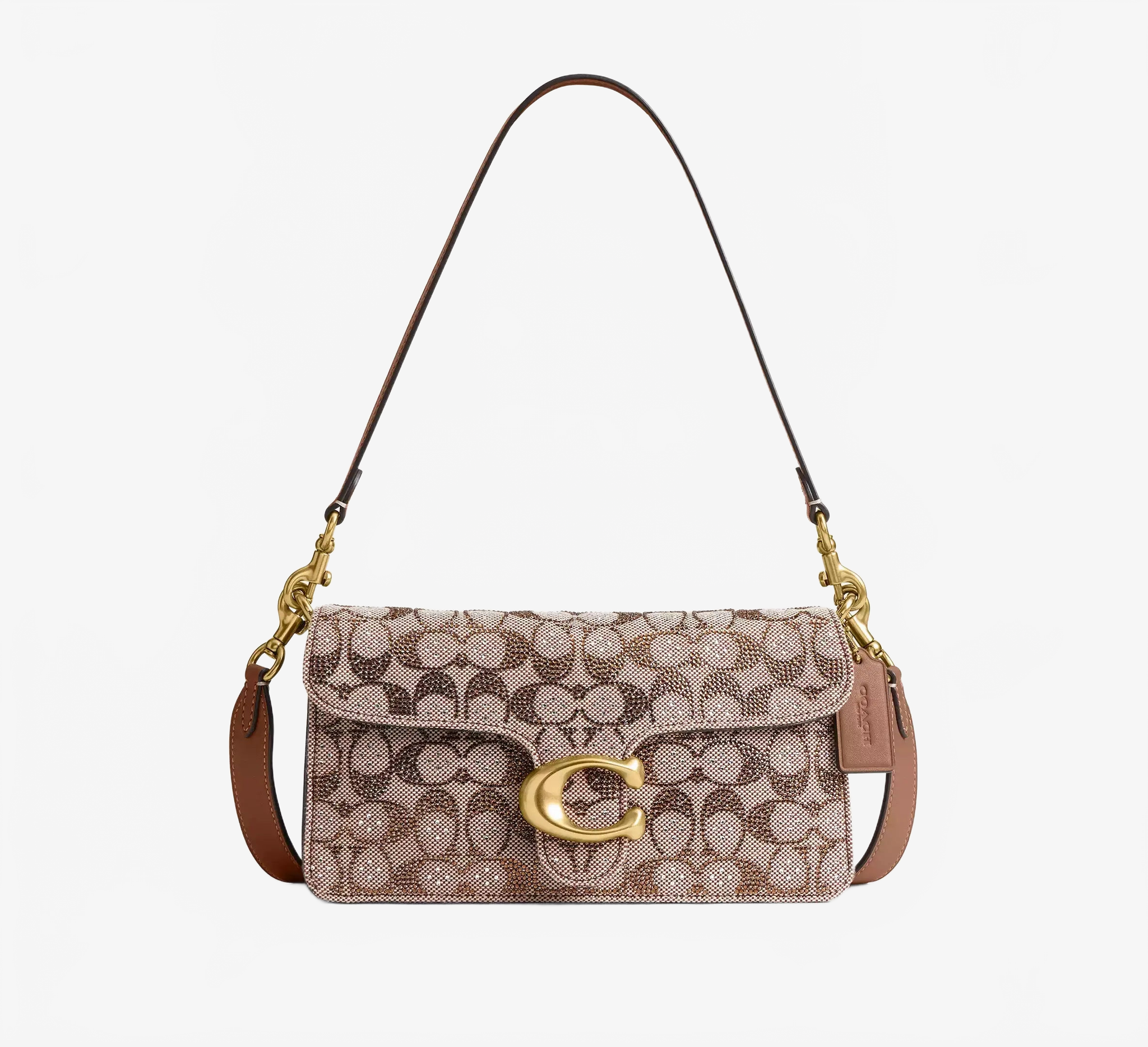 Coach Women's Tabby Shoulder Bag 26 In Crystal Signature Jacquard Coach